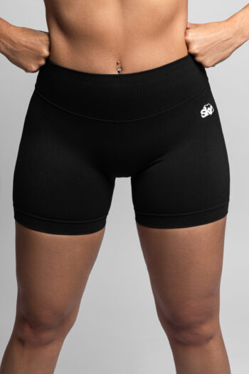 Seamless Scrunch Short Black